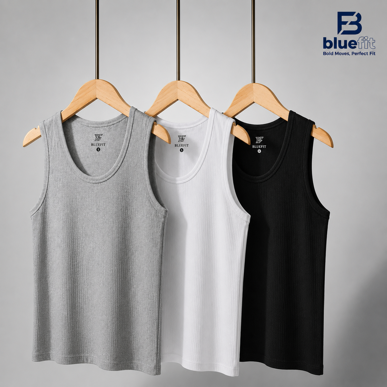 Men’s Premium Regular Fit Sando Vest (3 Pc Combo) |  BlueFit